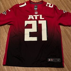 Nike Red and Black Atlanta Falcons NFL Jersey, Gurley #21, Size Men’s Large!!